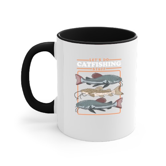Catfishing Stuff Catfish Fishing Angler Accent Mugs