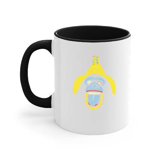 Banana Monkey Accent Mugs