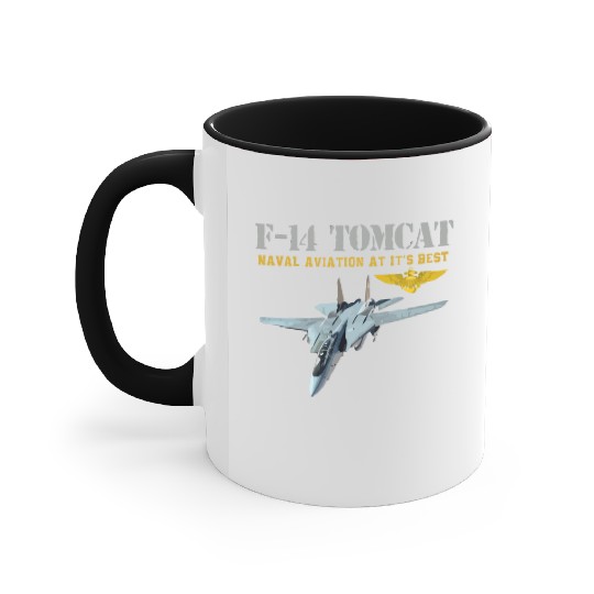 F 14 Tomcat Naval aviation Accent Mugs