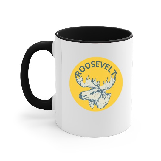 Teddy Roosevelt Bull Moose Py Accent Mugs