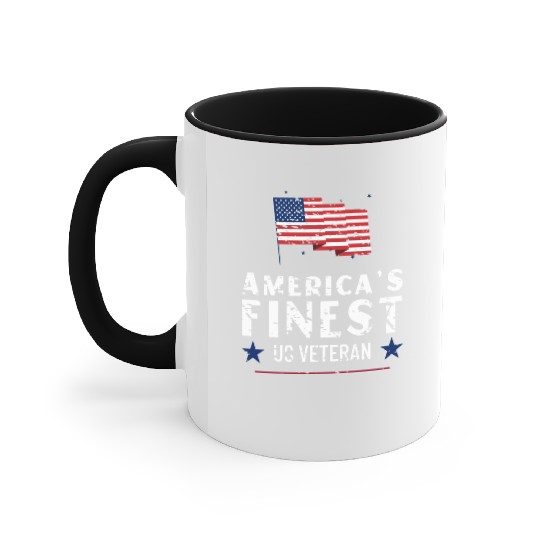 American Veteran | US Veteran | Military Veteran Accent Mugs