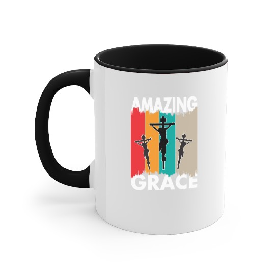 Amazing Grace Love Jesus Christian Christmas Accent Mugs