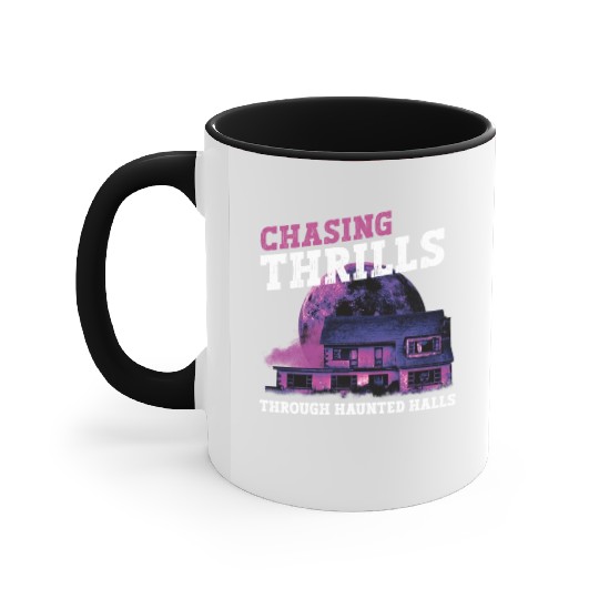 Horror Paranormal Haunted House Spooky Halloween Accent Mugs