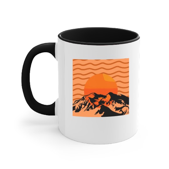 Denali Mountain Accent Mugs