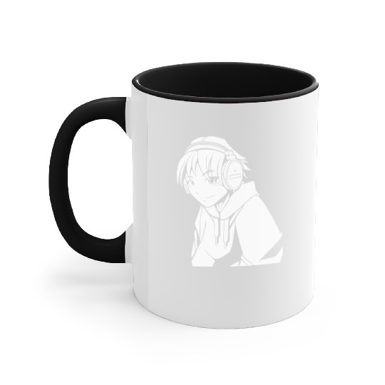 K Pop Headphones Accent Mugs
