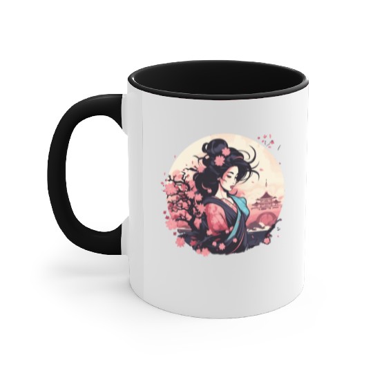 Geisha of Japan Accent Mugs