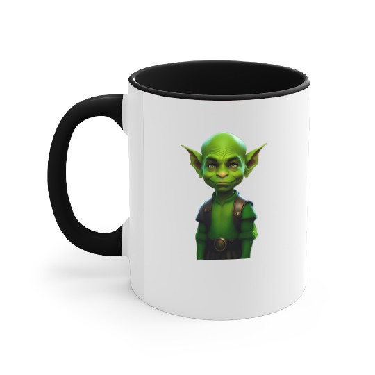 Green Goblin Rascal Embrace the Mischief Accent Mugs