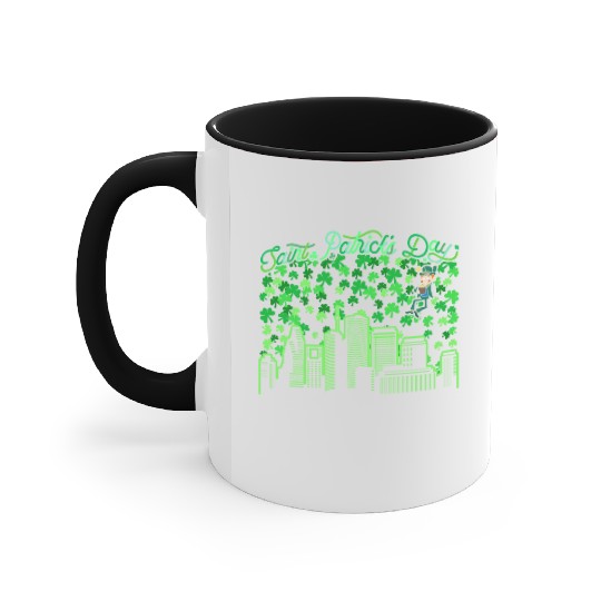 Saint Patrick's Day Houston Texas Accent Mugs