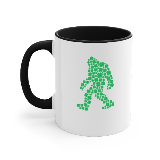 Clover Bigfoot St Patrick's Day Boys Shamrock Accent Mugs