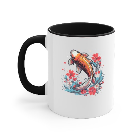 Koi Fish Koi Carp Japanese Koi Garden-Pond Koi Accent Mugs