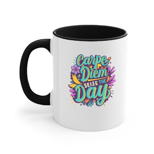 Carpe diem Accent Mugs
