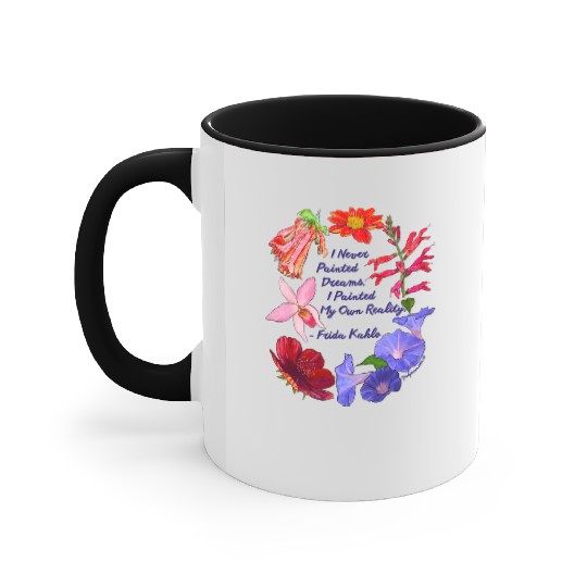 Frida Kahlo I Never Painted Dreams I Painted My Accent Mugs