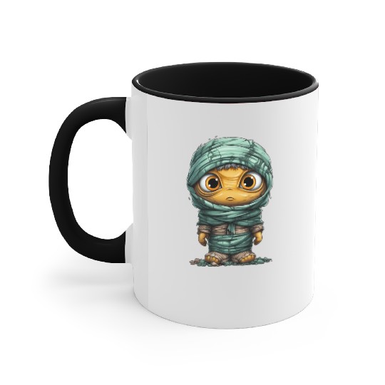 Halloween Spooky Cartoon Mummy Accent Mugs