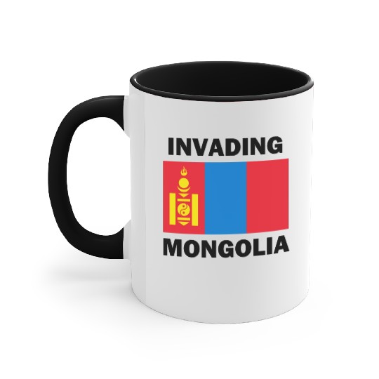 Invading Mongolia Accent Mugs