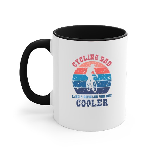 Cycling Dad Gear: Unleash the Adventure Accent Mugs