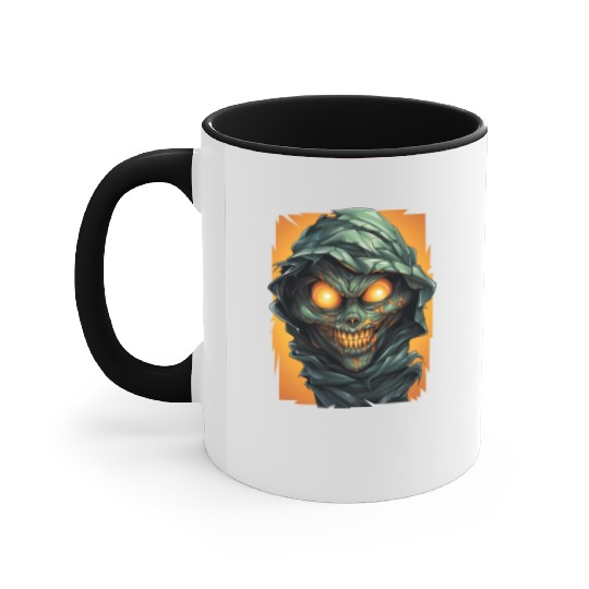 Halloween Spooky Cartoon Mummy Accent Mugs