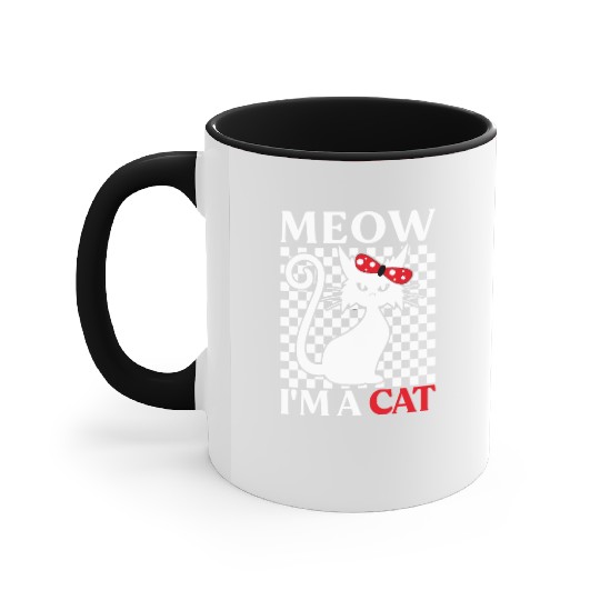 Meow I'm A Cat - Halloween Costume Accent Mugs
