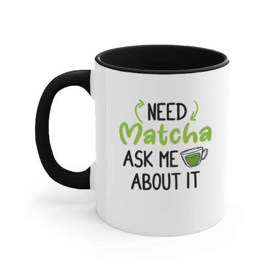 Green Tea Lover Japanese Matcha Latte Drink Matcha Accent Mugs