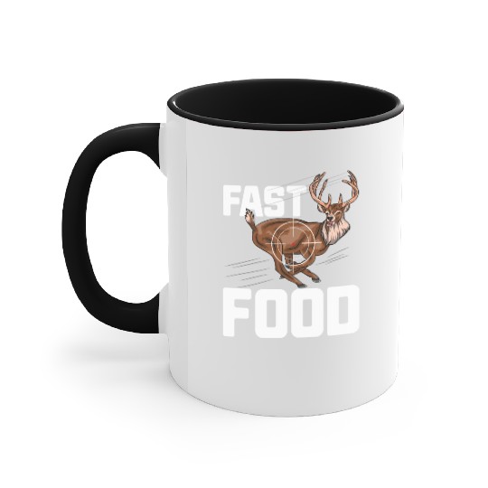 Fast Food Deer Hunting Accent Mugs