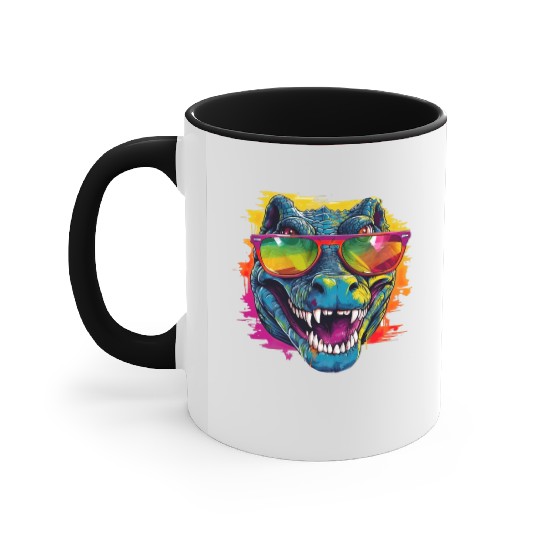 Street Art Crocodile Urban Rap Street Accent Mugs