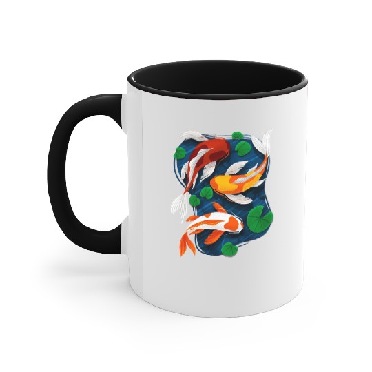 Koi Fish Lover Water Pond Animal Pet Asian Accent Mugs