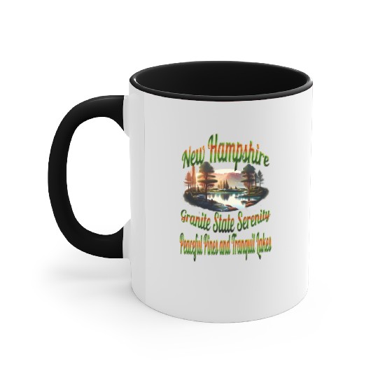 New Hampshire Granite State Serenity Accent Mugs