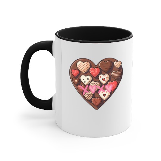 Chocolate XoXo Valentine's Day Accent Mugs