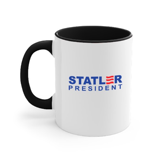 Statler and Waldorf For President Accent Mugs