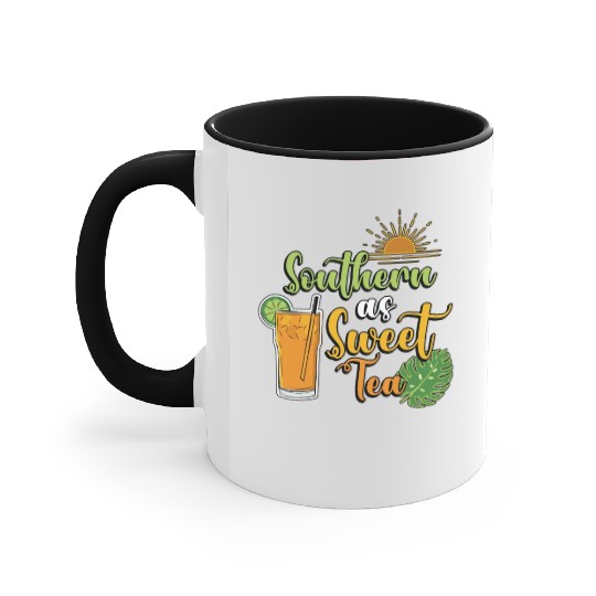 Sweet Tea Southern As Sweet Tea Southern Country Accent Mugs