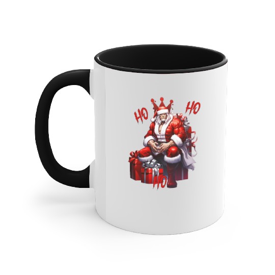 Ho Ho Ho Gym Santa Accent Mugs