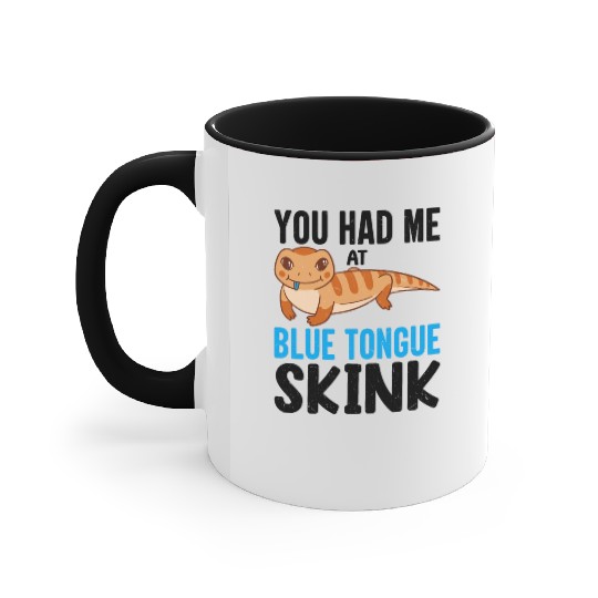 Lizard Collector Reptile Lover Blue Tongue Skink Accent Mugs