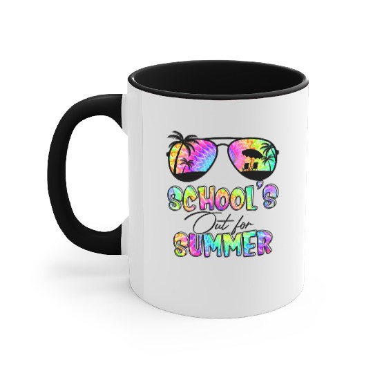 Funny Last Day Of School Teacher School s Out For Accent Mugs