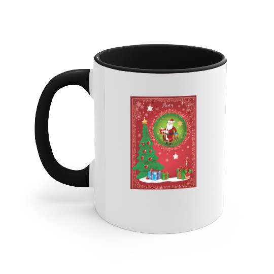 Christmas holidays love 1 Accent Mugs