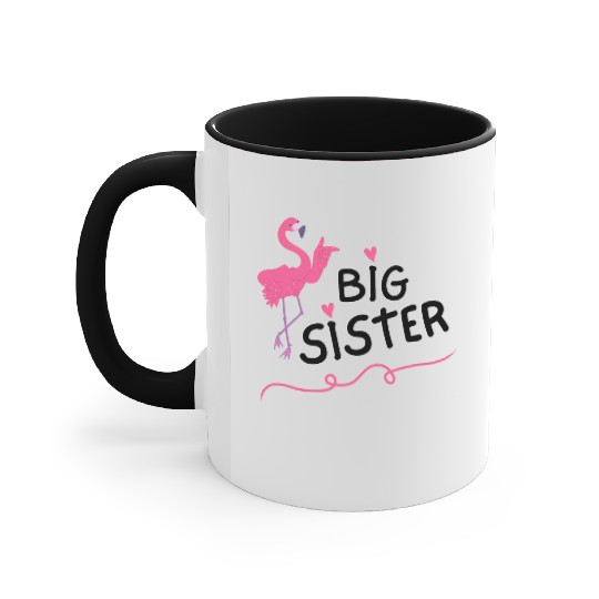 Big Sister Little Brother Matching Outfits Toddler Accent Mugs