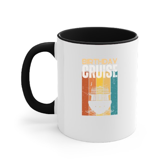 Birthday Cruise Ship Cruise Accent Mugs