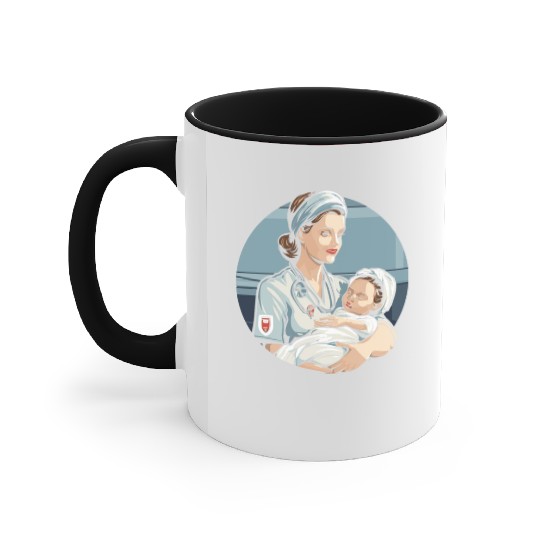 Registered Nurse Medical Medicine Neonatal Nurse Accent Mugs