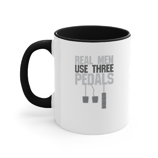 Car Guy Hub Real Use Three Pedals Accent Mugs