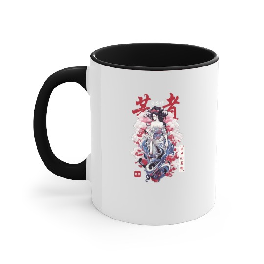 Japanese Streetwear Geisha Japan Kimono Girl Haraj Accent Mugs