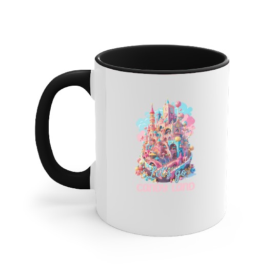Let's Go Candy Land Graphic Accent Mugs