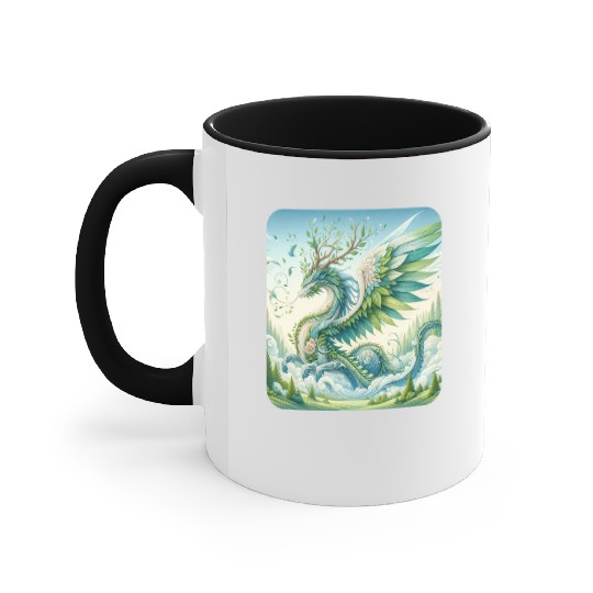 Nature Elemental Dragon Accent Mugs