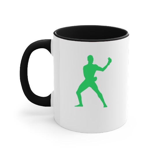 Israel Adesanya Green Active Accent Mugs
