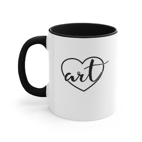 Art Heart Back To School Painting Art Teacher Accent Mugs