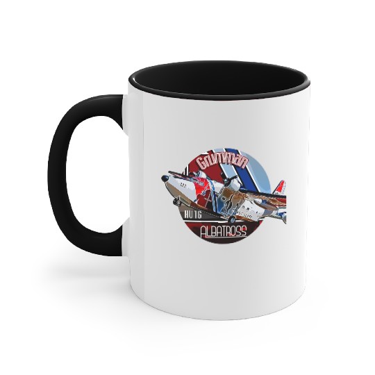 Grumman HU-16 Albatross Coast Guard Aircraft Accent Mugs