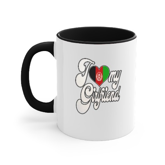 AfghanI Love My Afghanistan Girlfriend Accent Mugs