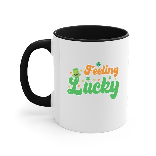 Feeling Lucky St. Patrick's Day Accent Mugs
