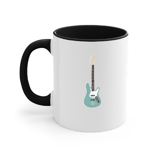 Seafoam Green Bass Accent Mugs