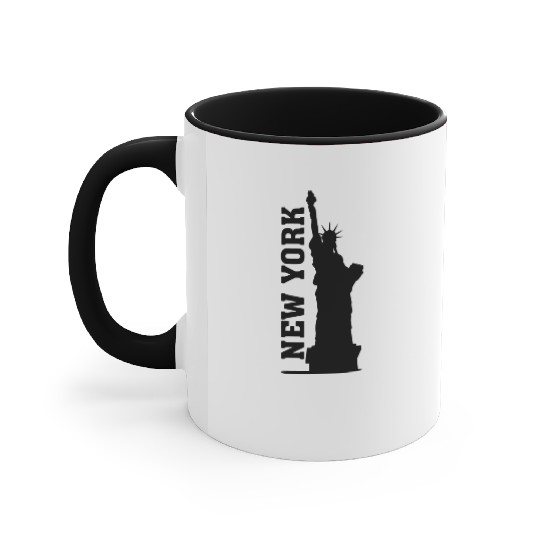 NEW York USA Statue of Liberty Accent Mugs