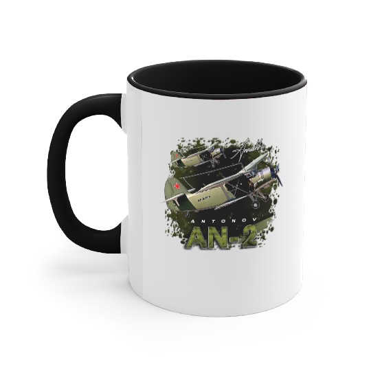 Antonov AN-2 Vintage Russian Aircraft Accent Mugs