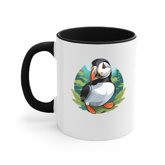 Puffin Accent Mugs