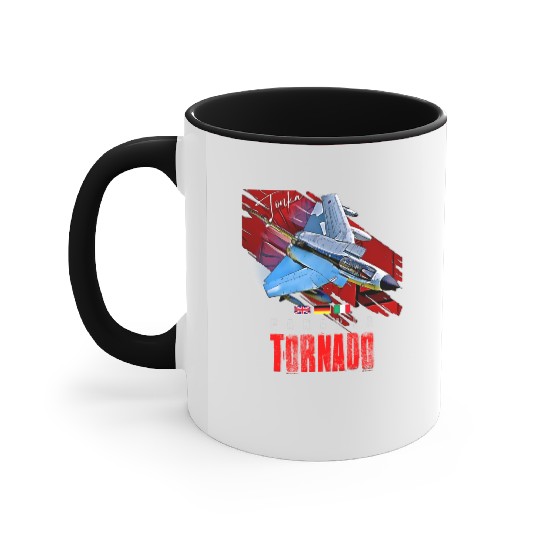 Panavia Tornado European Fighterjet Military Aircr Accent Mugs